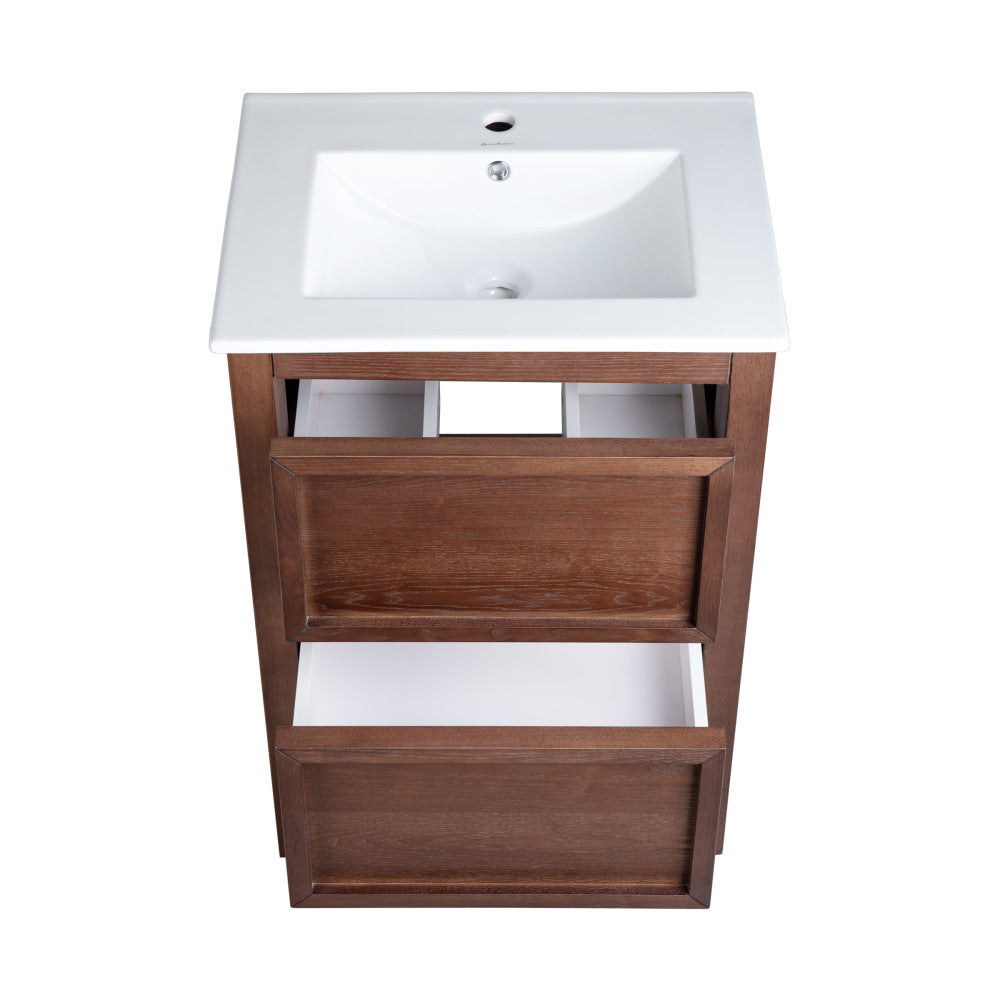 Nadar 24" Bathroom Vanity in Walnut