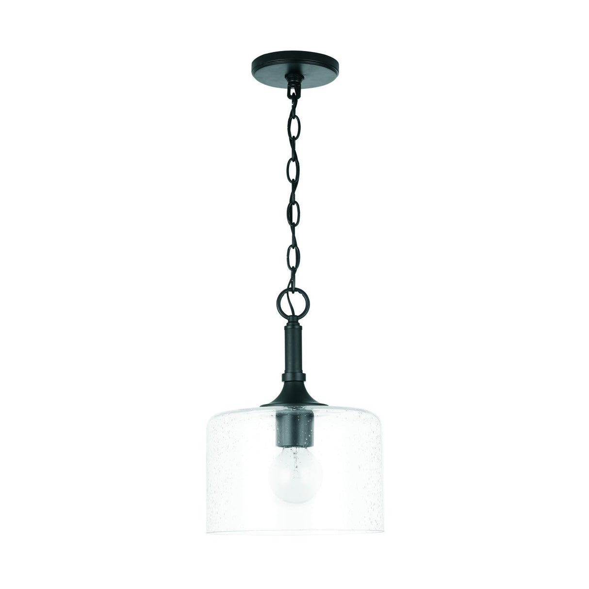 Capital Lighting 339311MB Carter 1 Light Pendant Matte Black