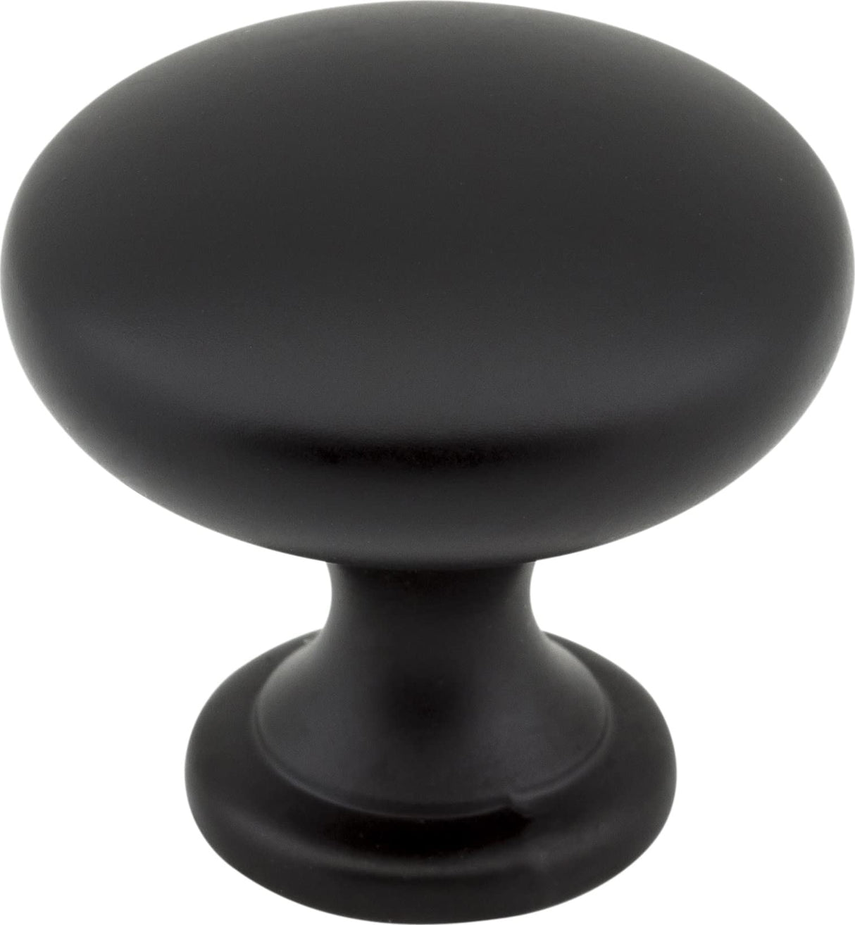 Elements 3910-MB 1-3/16" Diameter Matte Black Madison Cabinet Mushroom Knob