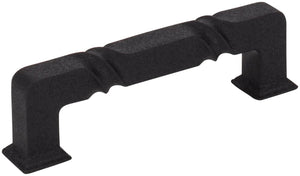 Jeffrey Alexander 602-96BLK 96 mm Center-to-Center Matte Black Rustic Twist Tahoe Cabinet Pull