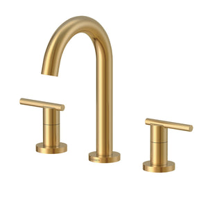 Gerber D303658BB Brushed Bronze Parma Two Handle Widespread Lavatory Faucet