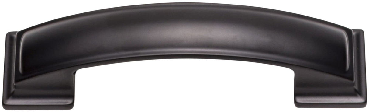 Jeffrey Alexander 435-96BNBDL 96 mm Center-to-Center Brushed Pewter Square Annadale Cabinet Pull