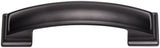 Jeffrey Alexander 435-96BNBDL 96 mm Center-to-Center Brushed Pewter Square Annadale Cabinet Pull