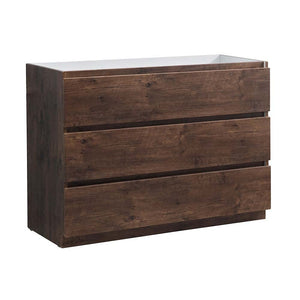 Fresca FCB9348RW Fresca Lazzaro 48" Rosewood Free Standing Modern Bathroom Cabinet