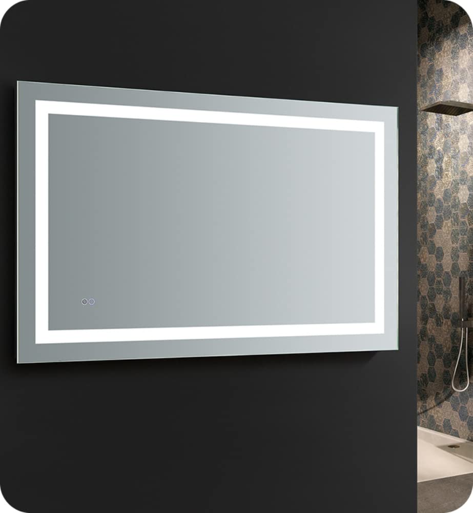 Fresca FMR024830 Fresca Santo 48" Wide x 30" Tall Bathroom Mirror w/ LED Lighting and Defogger