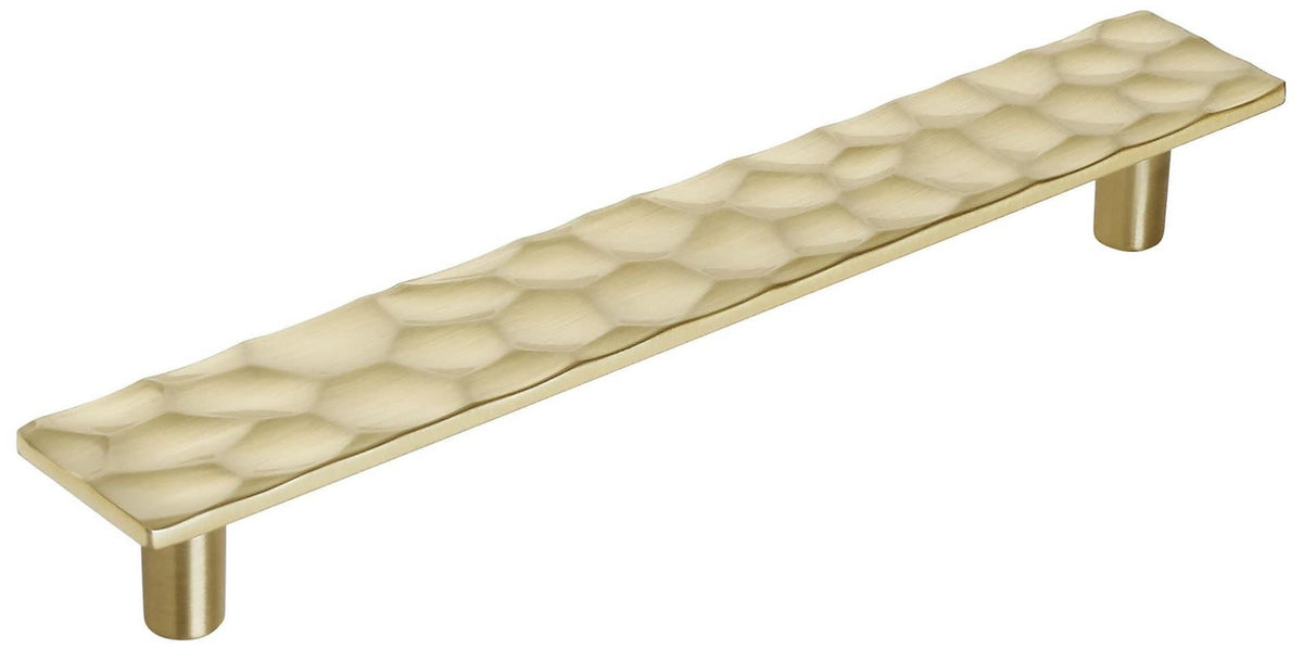 Amerock Cabinet Pull Golden Champagne 6-5/16 inch (160 mm) Center to Center Kamari 1 Pack Drawer Pull Drawer Handle Cabinet Hardware