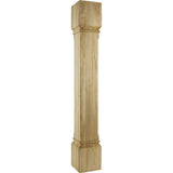Hardware Resources P38-6-42-ALD 6" W x 6" D x 42" H Alder Fluted Edge Post