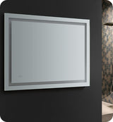 Fresca FMR024836 Fresca Santo 48" Wide x 36" Tall Bathroom Mirror w/ LED Lighting and Defogger