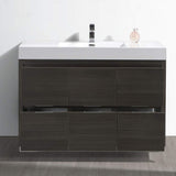 Fresca FCB8448GG-I Fresca Valencia 48" Dark Slate Gray Free Standing Modern Bathroom Vanity