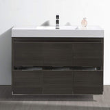 Fresca FCB8448GO-I Fresca Valencia 48" Gray Oak Free Standing Modern Bathroom Vanity