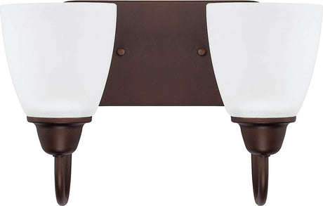 Capital Lighting 115121BZ-337 Trenton 2 Light Vanity Bronze