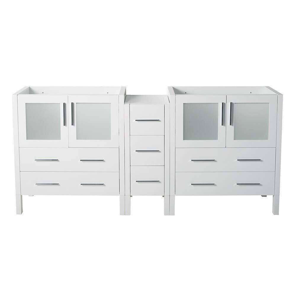 Fresca FCB62-361236WH Fresca Torino 83" White Modern Bathroom Cabinet