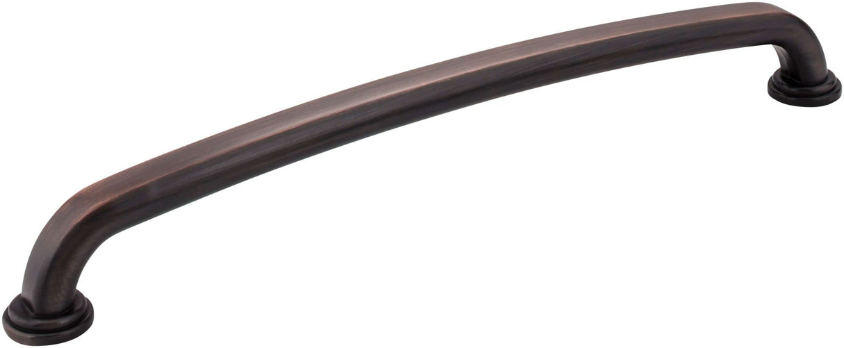 Jeffrey Alexander 527-12DBAC 12" Center-to-Center Brushed Oil Rubbed Bronze Bremen 1 Appliance Handle