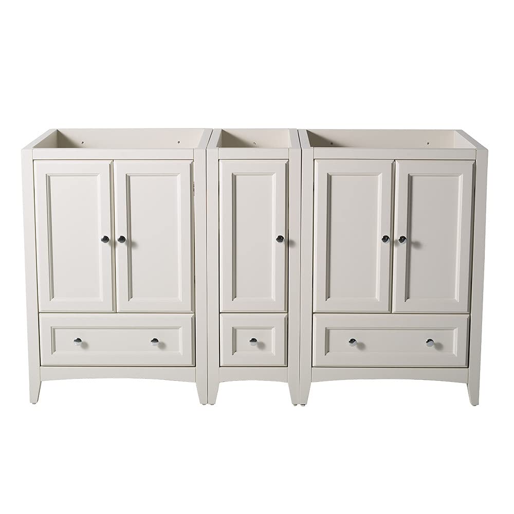 Fresca FCB20-241224ES Fresca Oxford 60" Espresso Traditional Double Sink Bathroom Cabinets