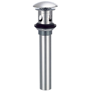 Gerber D495008 Chrome 1 1/4" Drain With Overflow With Cover & Grid Strainer