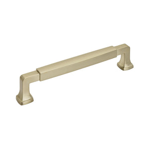 Amerock Cabinet Pull Golden Champagne 6-5/16 inch (160 mm) Center to Center Stature 1 Pack Drawer Pull Drawer Handle Cabinet Hardware