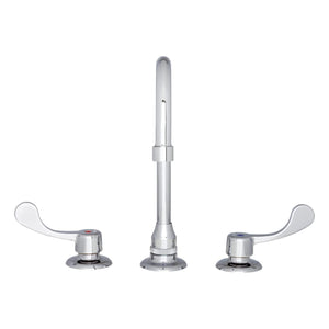 Gerber GC044105 Chrome Commercial Two Handle Widespread Lavatory Faucet W/ Wrist BL...