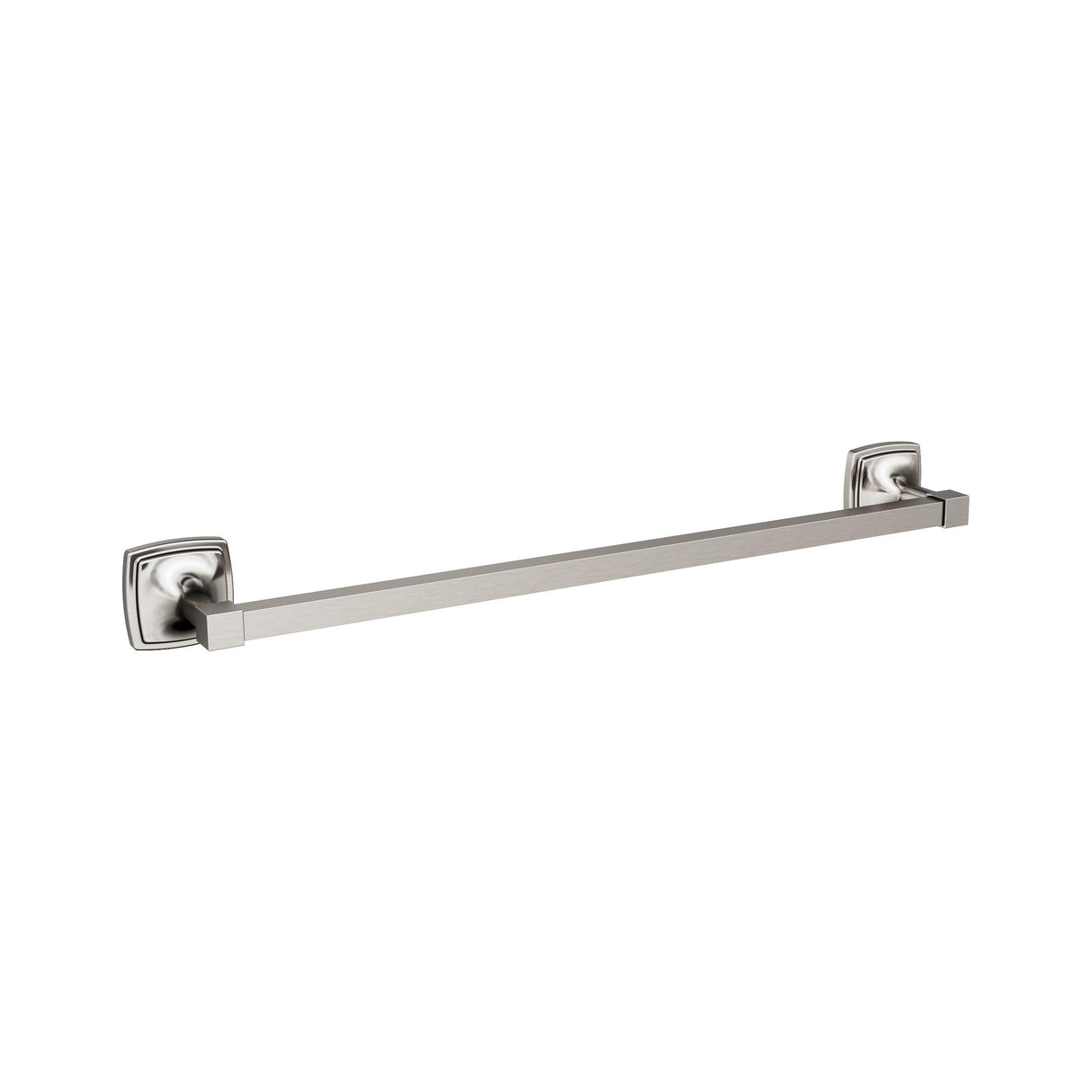 Amerock BH36093G10 Brushed Nickel Towel Bar 18 in (457 mm) Towel Rack Stature Bathroom Towel Holder Bathroom Hardware Bath Accessories