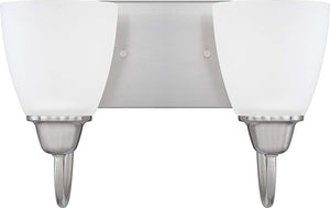 Capital Lighting 115121BN-337 Trenton 2 Light Vanity Brushed Nickel
