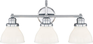 Capital Lighting 8303CH-128 Baxter 3 Light Vanity Chrome