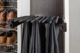 Hardware Resources PPR-3014-SN Satin Nickel 30" Wide Pant Rack