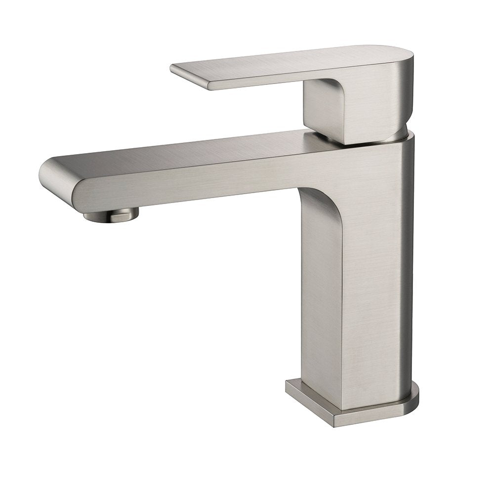 Fresca FFT9151BN Fresca Allaro Single Hole Mount Bathroom Vanity Faucet - Brushed Nickel