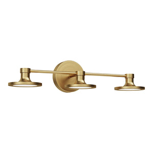 Alora VL418021BG ISSA 21" VANITY BRUSHED GOLD 120V TRIAC/ELV LED 3000K 90CRI 20W