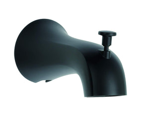 Gerber D606467BS Satin Black Draper & Vaughn Tub Spout With Diverter