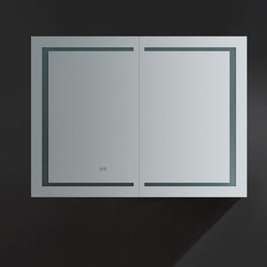 Fresca FMC024836 Fresca Spazio 48" Wide x 36" Tall Bathroom Medicine Cabinet w/ LED Lighting & Defogger