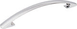 Elements 771-160PC 160 mm Center-to-Center Polished Chrome Arched Strickland Cabinet Pull