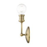 Livex Lighting 14429-01 Lansdale 1 Light ADA Vanity Sconce, Antique Brass