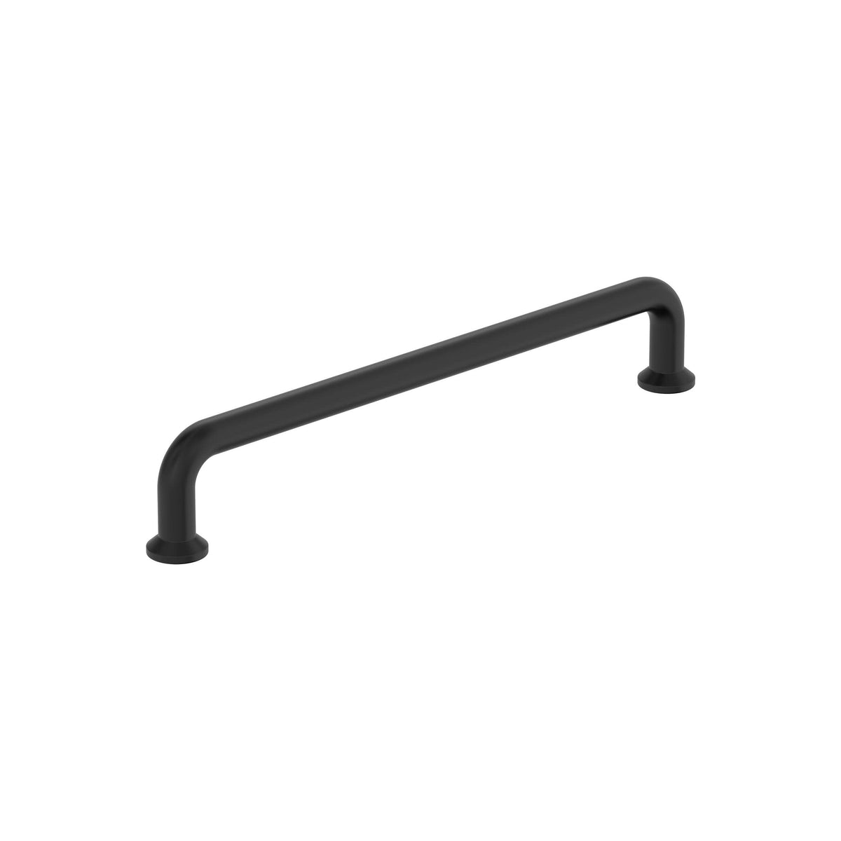 Amerock BP37381FB Matte Black Cabinet Pull 6-5/16 in (160 mm) Center-to-Center Cabinet Handle Factor Drawer Pull Kitchen Cabinet Handle Furniture Hardware