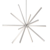 Kuzco CH14356-BN SIRIUS 56" CH Brushed Nickel 120V TRIAC/ELV LED 3000K 90CRI 67W