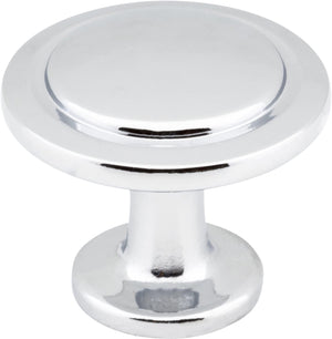 Elements 3960-SN 1-1/4" Diameter Satin Nickel Round Button Gatsby Cabinet Knob
