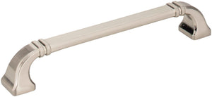 Jeffrey Alexander 165-160SN 160 mm Center-to-Center Satin Nickel Ella Cabinet Pull