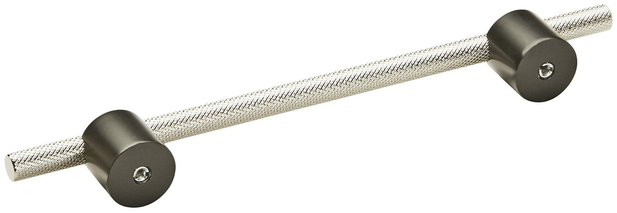 Amerock Cabinet Pull Silver Champagne 6-5/16 inch (160 mm) Center to Center Transcendent 1 Pack Drawer Pull Drawer Handle Cabinet Hardware