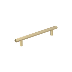Amerock Cabinet Pull Golden Champagne 6-5/16 in (160 mm) Center-to-Center Drawer Pull Caliber Kitchen and Bath Hardware Furniture Hardware