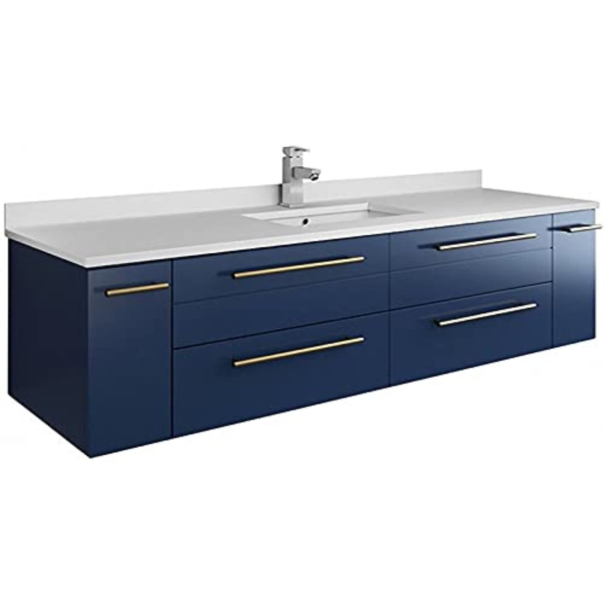 Fresca FCB6160RBL-UNS-CWH-U Modern Bathroom Vanity