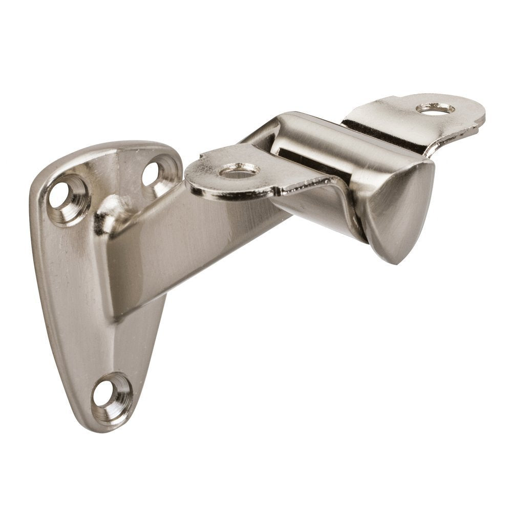 Hardware Resources HRB01-SN 1-7/16" x 2-1/2" Heavy Duty Handrail Bracket with  3-3/8" Projection - Satin Nickel