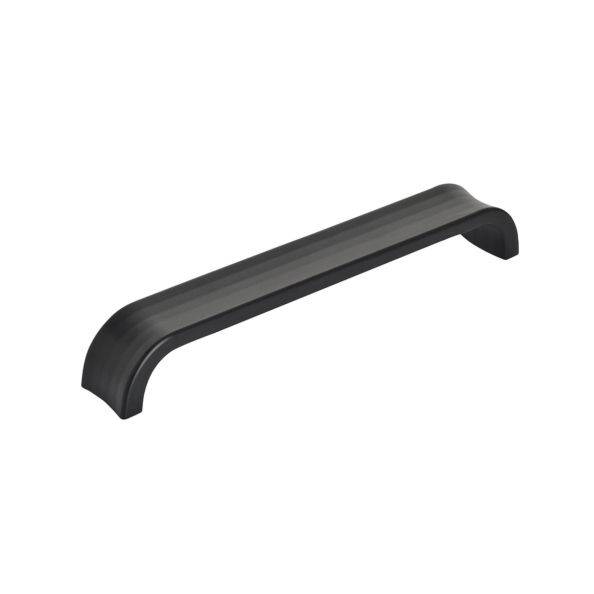 Amerock Cabinet Pull Matte Black 6-5/16 inch (160 mm) Center to Center Concentric 1 Pack Drawer Pull Drawer Handle Cabinet Hardware