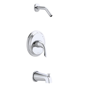 Gerber G00G9153LSTC Chrome Viper Single Handle Tub & Shower Trim Kit & Treysta CARTR...