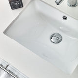 Fresca FVN6148ES-UNS-D Fresca Lucera 48" Espresso Wall Hung Double Undermount Sink Modern Bathroom Vanity w/ Medicine Cabinet