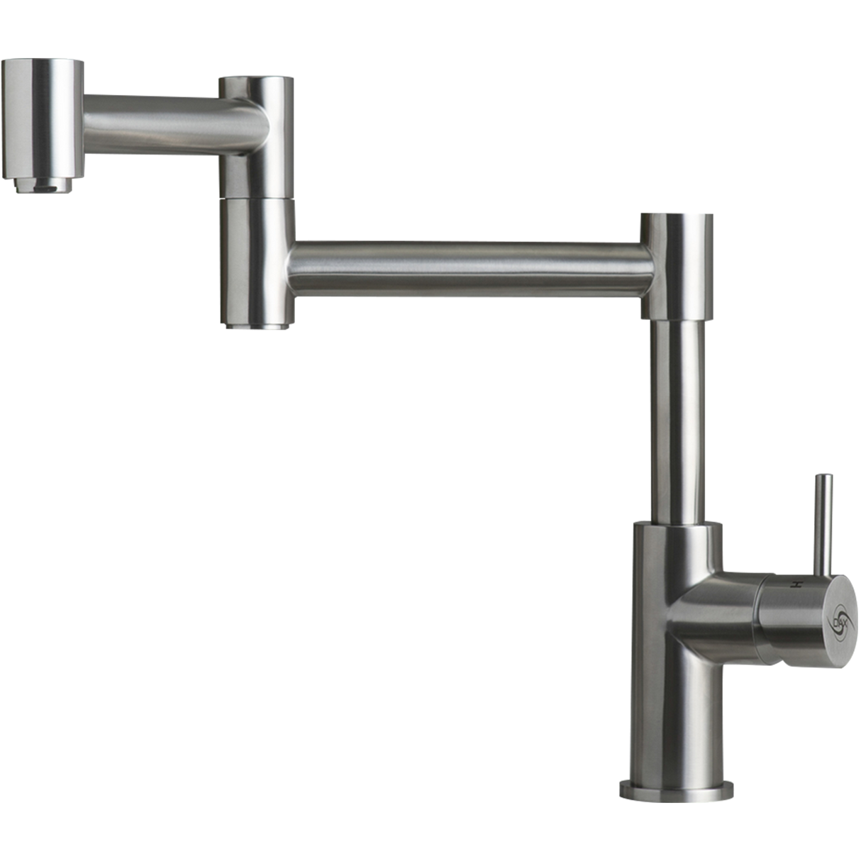 DAX Stainless Steel Sink Kitchen Faucet, Brushed Stainless Steel DAX-006-01