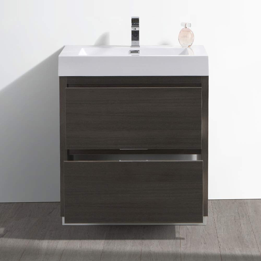 Fresca FCB8430WH-I Fresca Valencia 30" Glossy White Free Standing Modern Bathroom Vanity