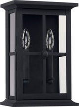 Capital Lighting 926422BK Mansell 2 Light Outdoor Wall Lantern Black