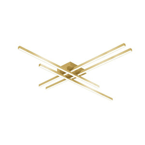 Kuzco FM18247-BG VEGA MINOR 47" FM Brushed Gold 120V TRIAC/ELV LED 3000K 90CRI 61W