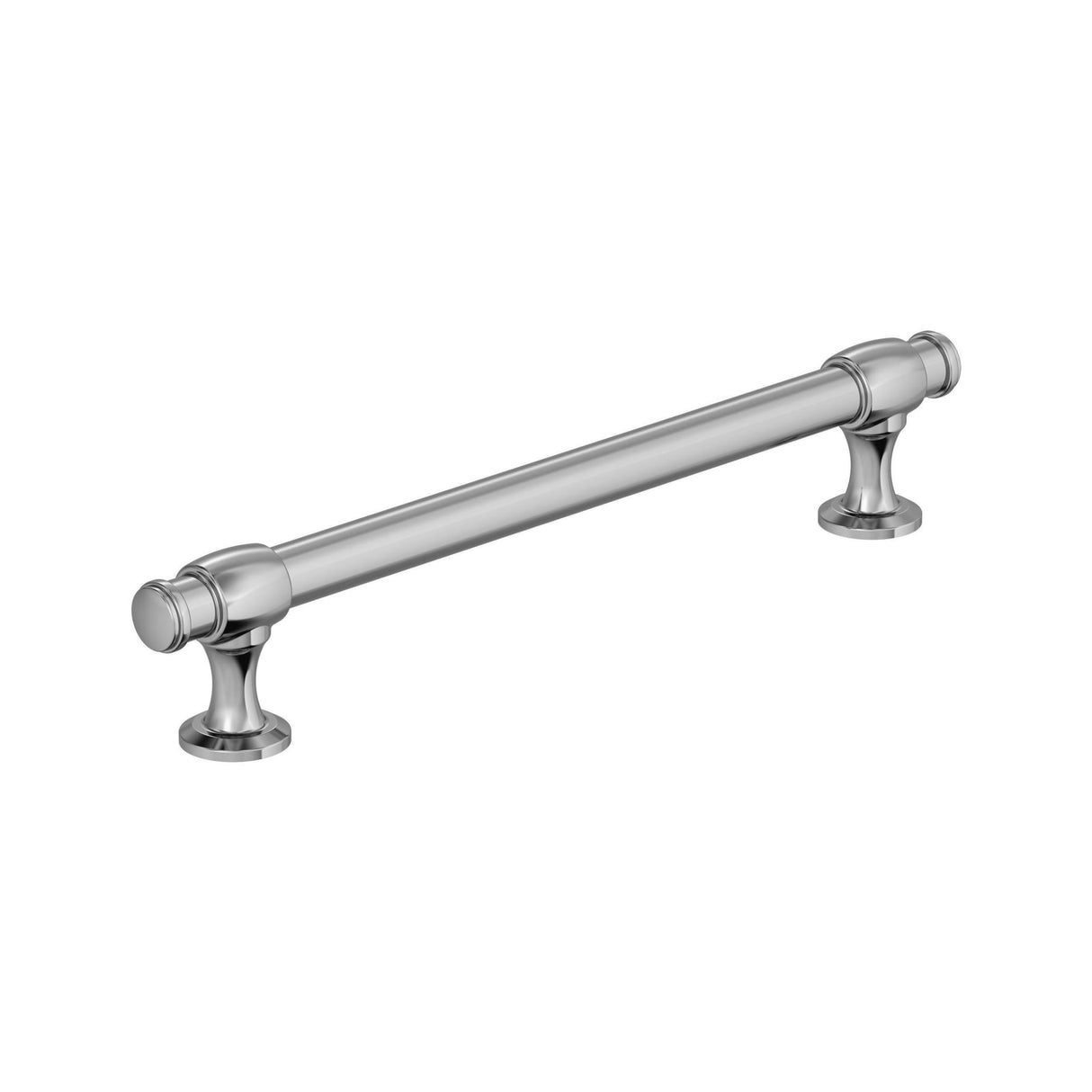 Amerock BP3677126 Polished Chrome Cabinet Pull 6-5/16 in (160 mm) Center-to-Center Cabinet Handle Winsome Drawer Pull Kitchen Cabinet Handle Furniture Hardware
