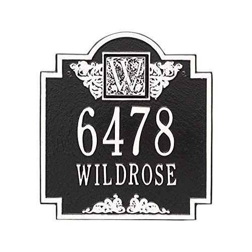 Whitehall 5006BW - Monogram - Standard Wall - Two Line