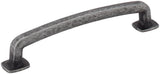 Jeffrey Alexander MO6373-128SIM-D 128 mm Center-to-Center Distressed Antique Silver Belcastel 1 Cabinet Pull