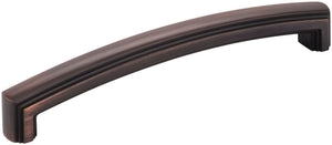 Jeffrey Alexander 519-160DBAC 160 mm Center-to-Center Brushed Oil Rubbed Bronze Delgado Cabinet Pull